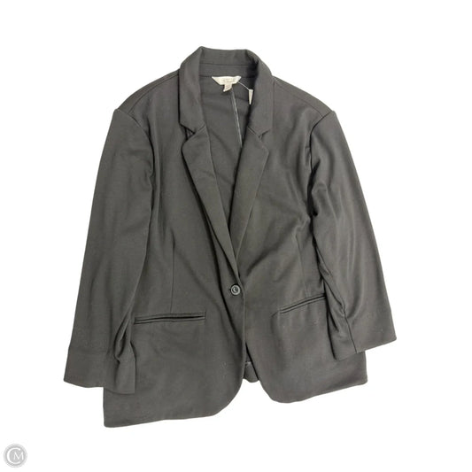 Blazer By Lc Lauren Conrad In Black, Size: 1x