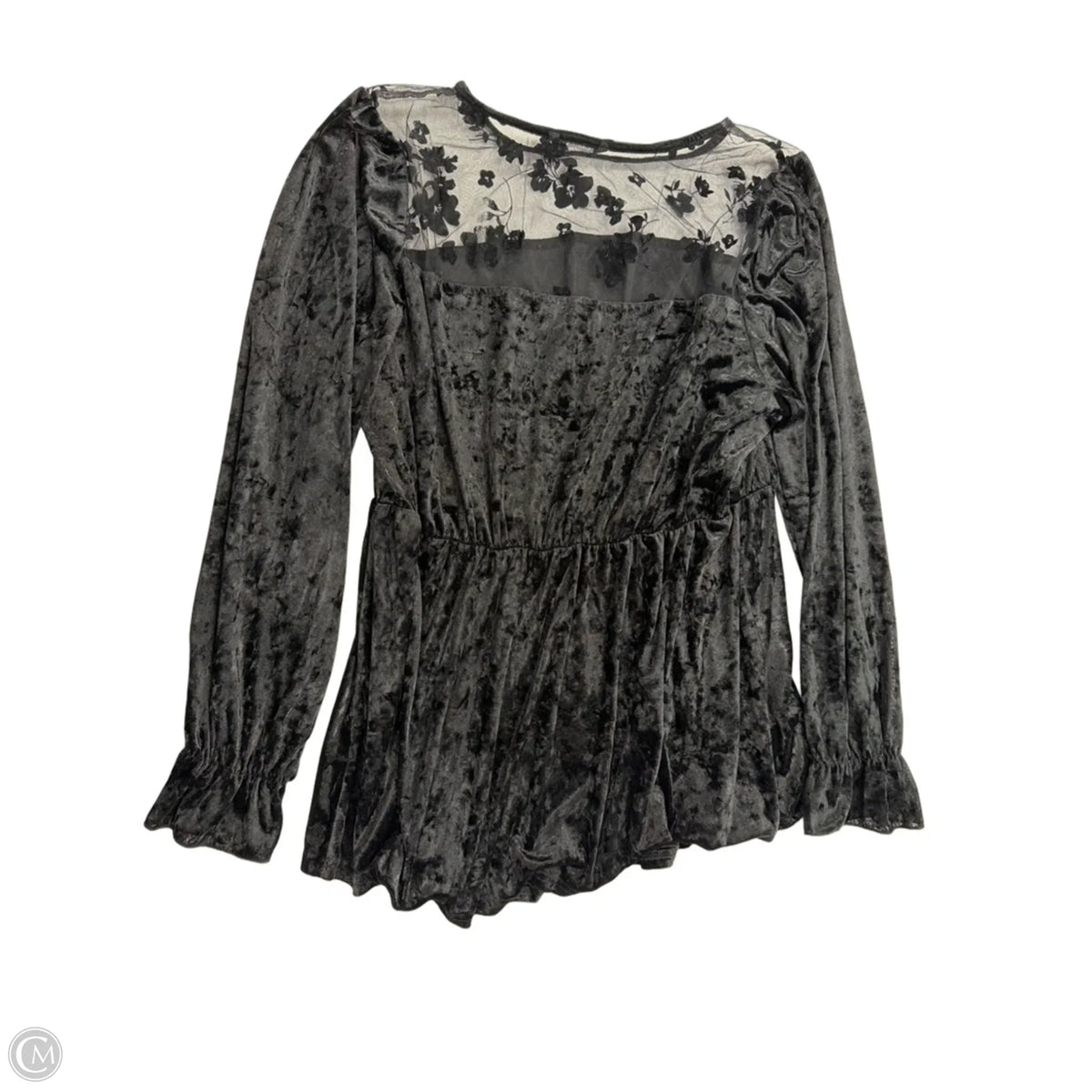 Top Long Sleeve By Bloomchic In Black, Size: 2x