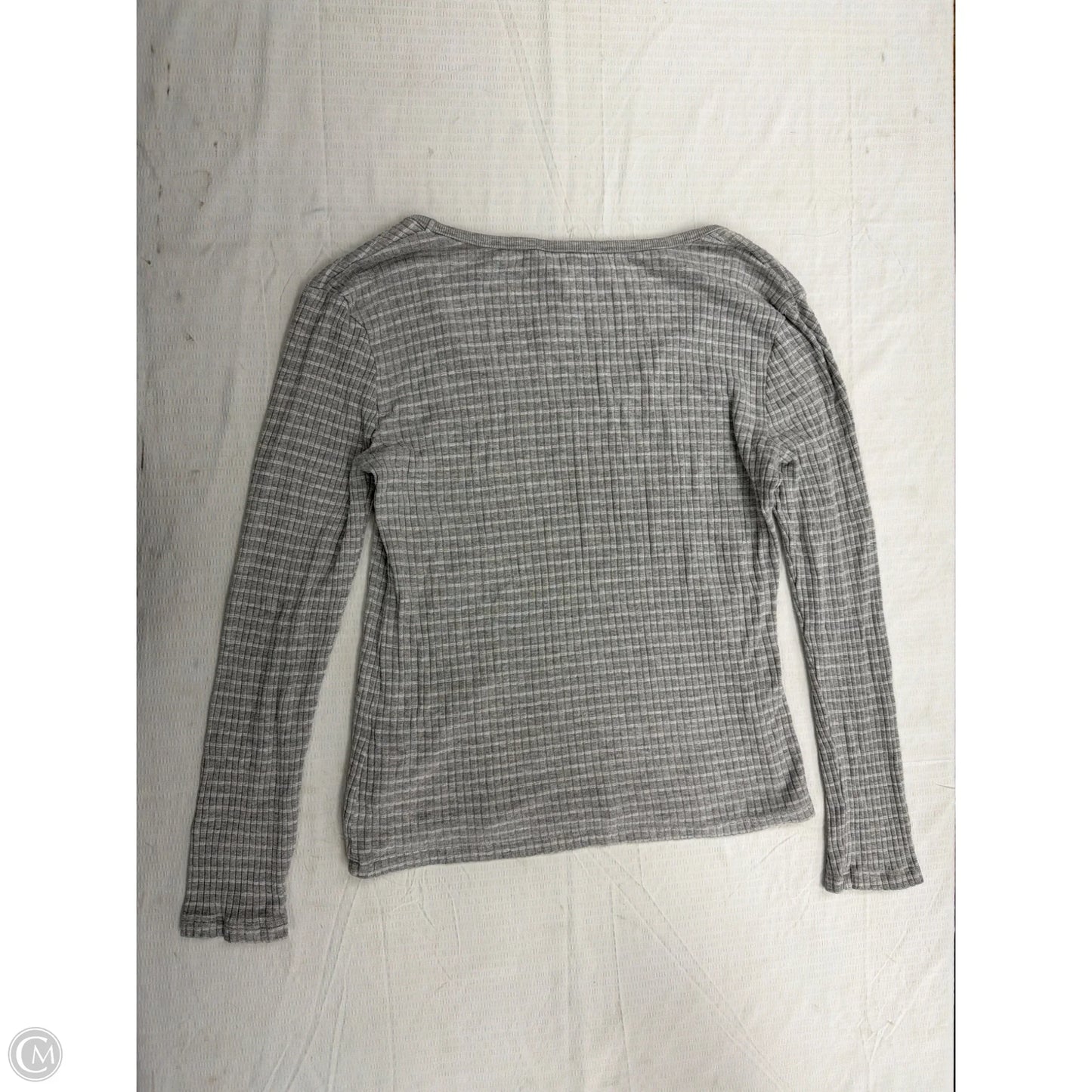 Top Long Sleeve Basic By Frame In Grey, Size: L