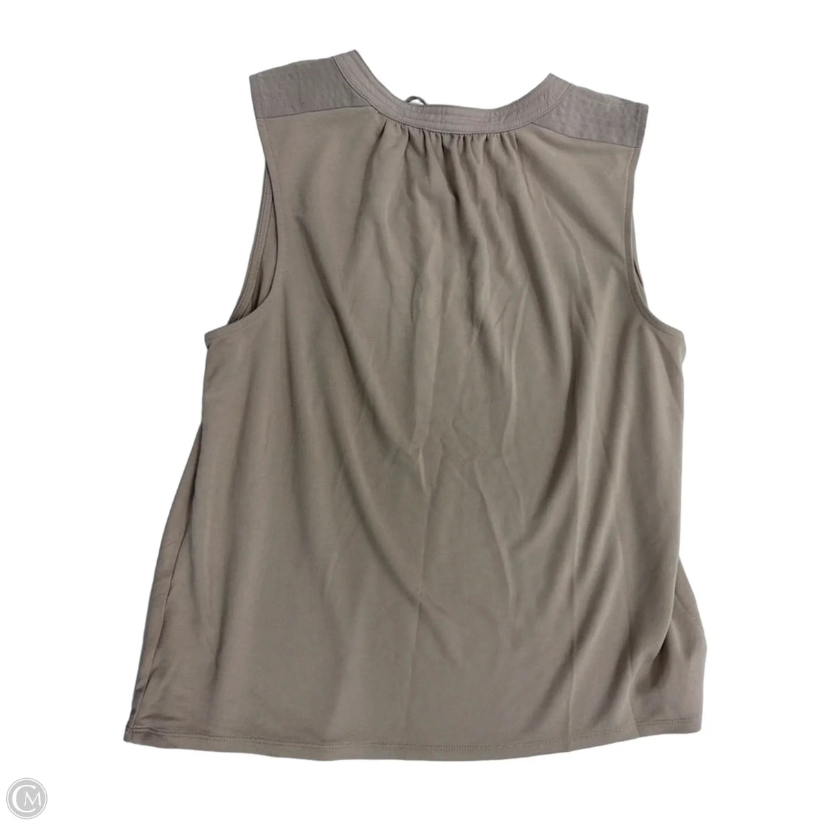 Tank Top By Nine West Apparel In Tan, Size: S