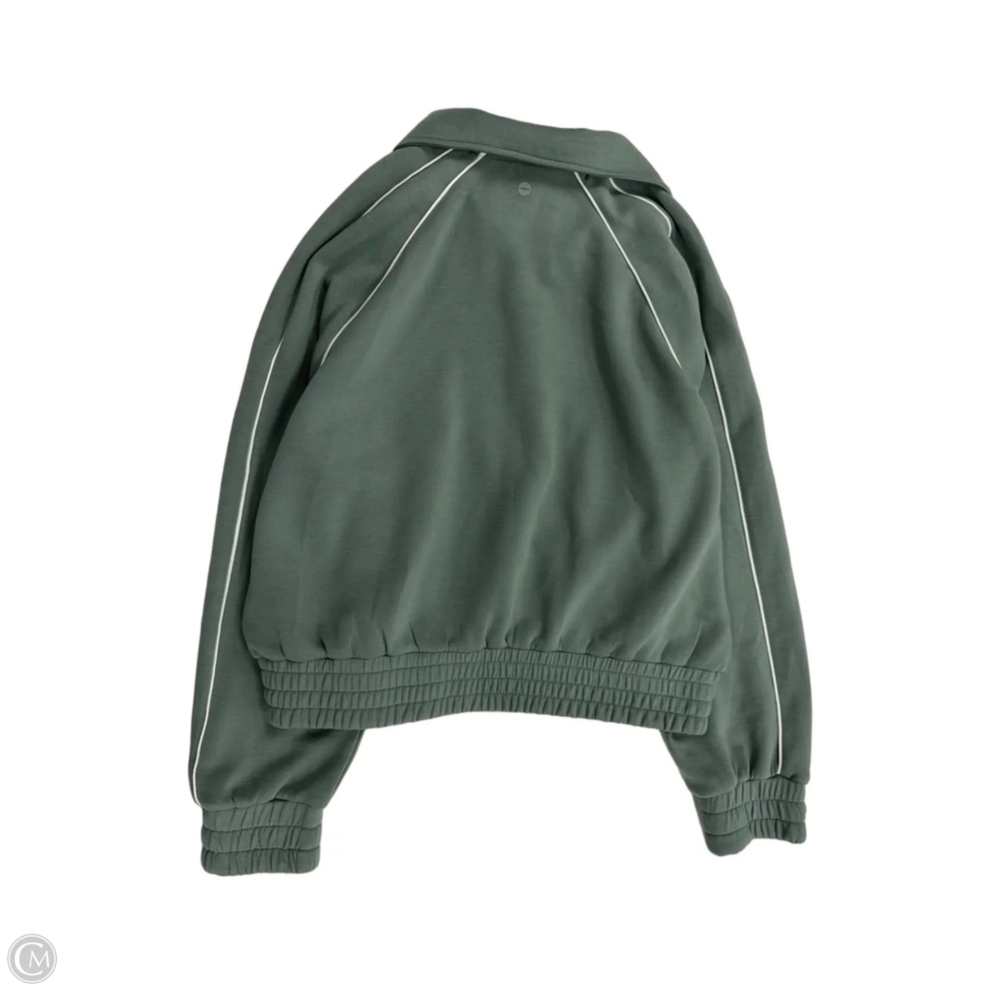 Athletic Jacket By Avia In Green, Size: M