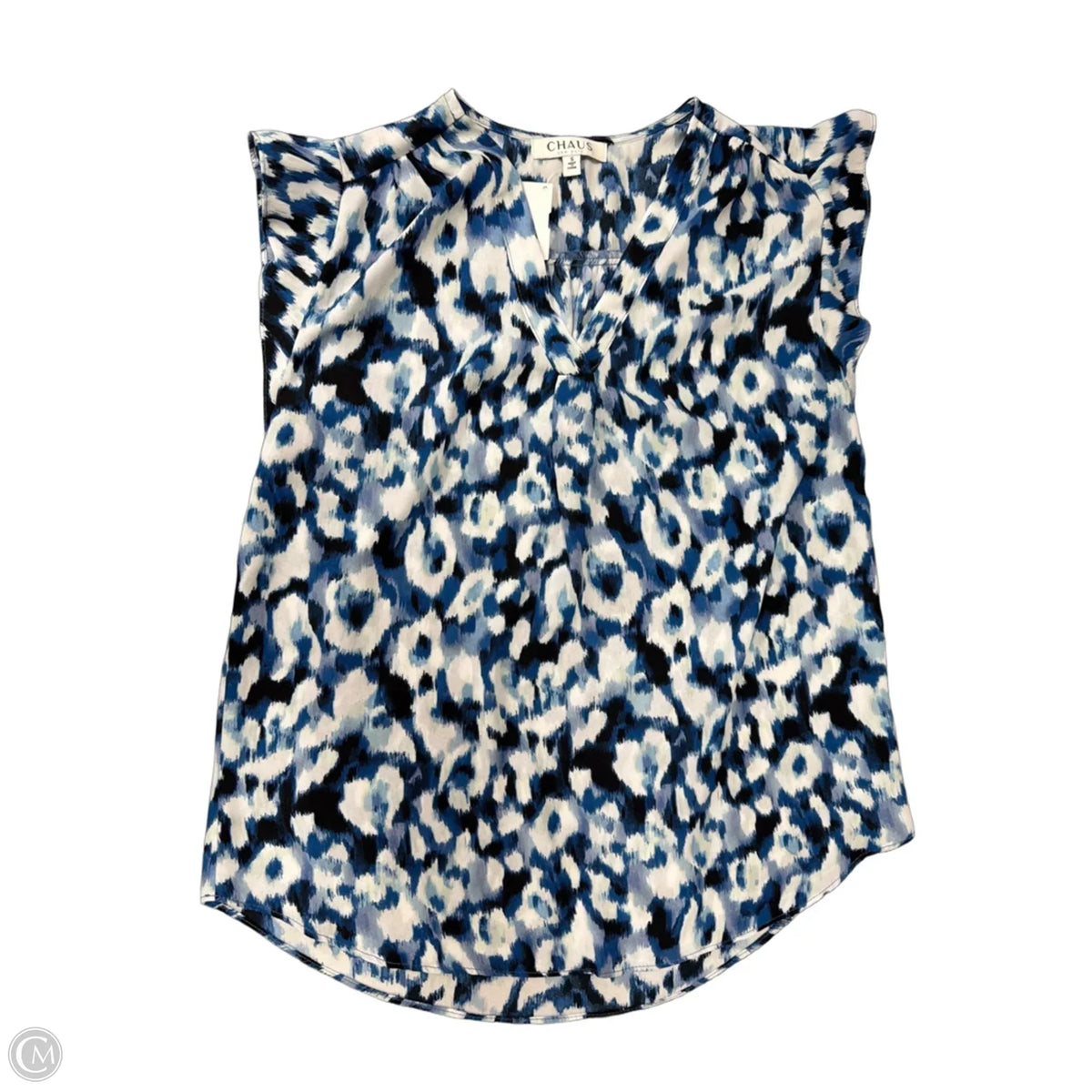 Top Sleeveless By Chaus In Blue, Size: S