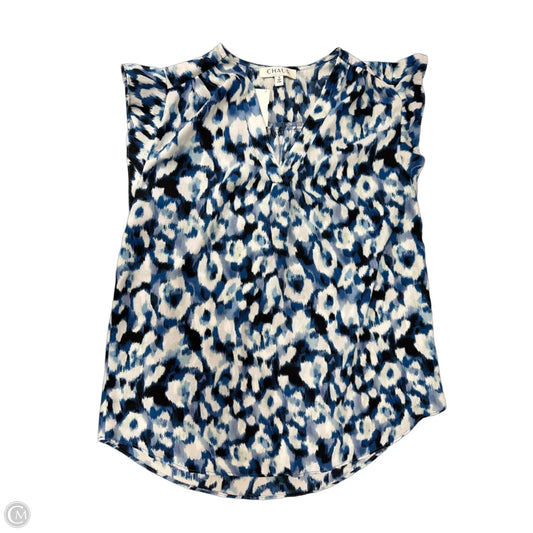 Top Sleeveless By Chaus In Blue, Size: S