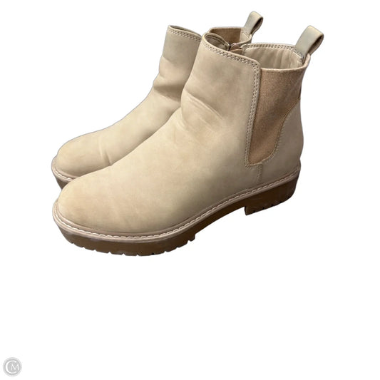 Boots Ankle Flats By Time And Tru In Tan, Size: 9