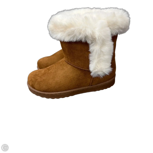 Boots Snow By So In Brown, Size: 8.5