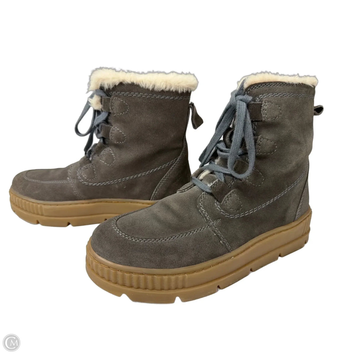 Boots Snow By Earth In Grey, Size: 9.5