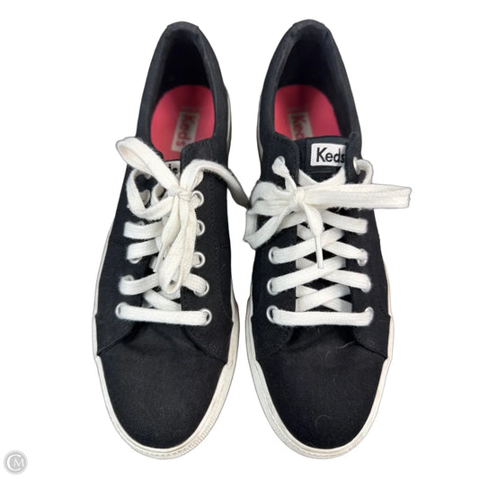 Shoes Sneakers By Keds In Black & White, Size: 8