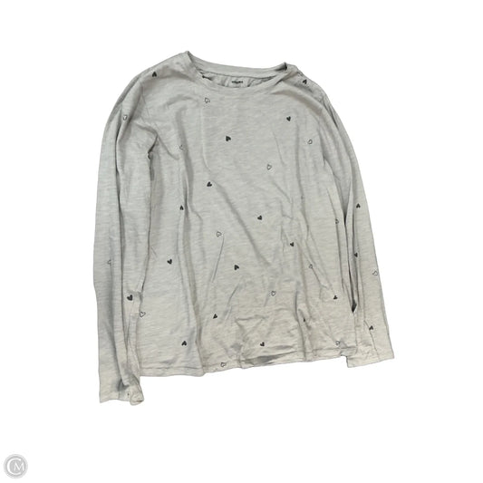 Top Long Sleeve By Sonoma In Grey, Size: Xl
