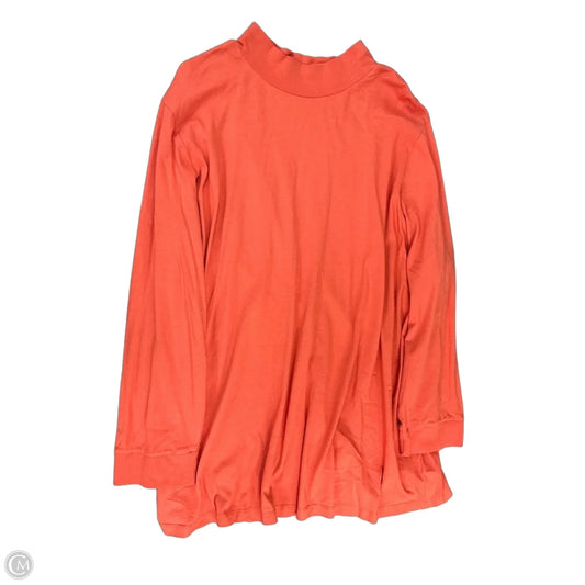 Top Long Sleeve By Woman Within In Orange, Size: 3x