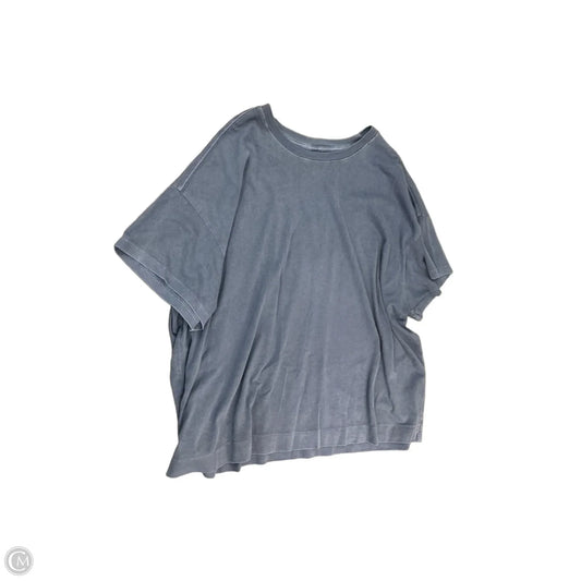 Top Short Sleeve By Old Navy In Blue, Size: 1x
