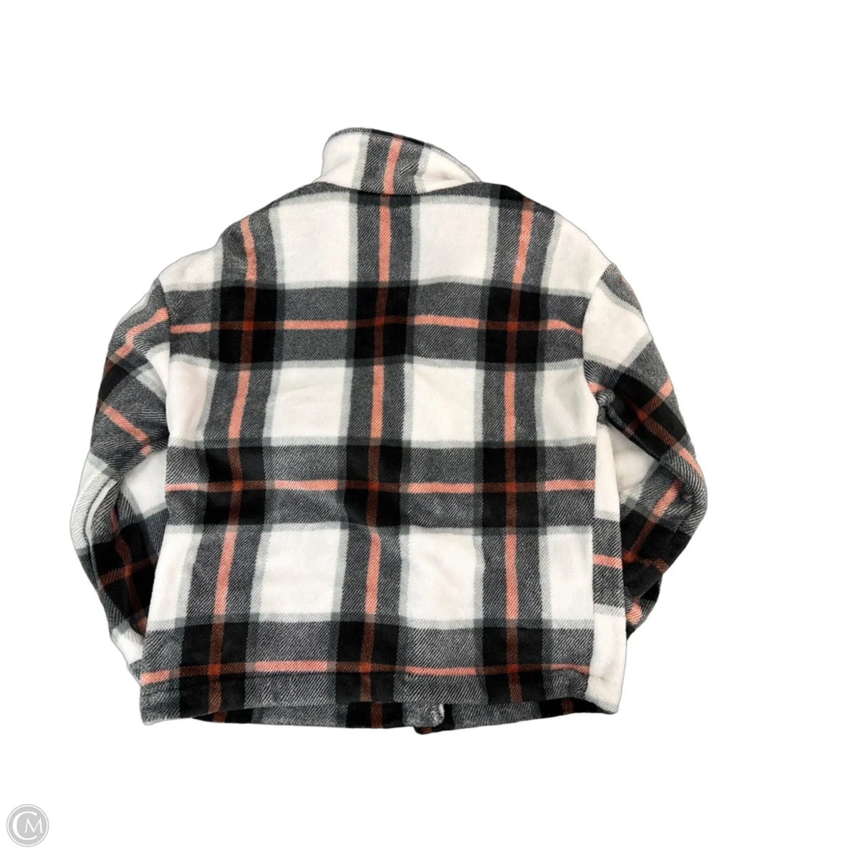 Jacket Shirt By Shein In Plaid Pattern, Size: M