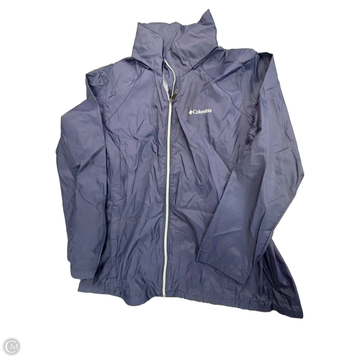 Jacket Windbreaker By Columbia In Blue, Size: 1x