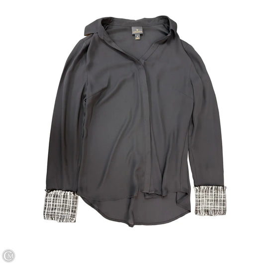 Top Long Sleeve By Worthington In Black, Size: S