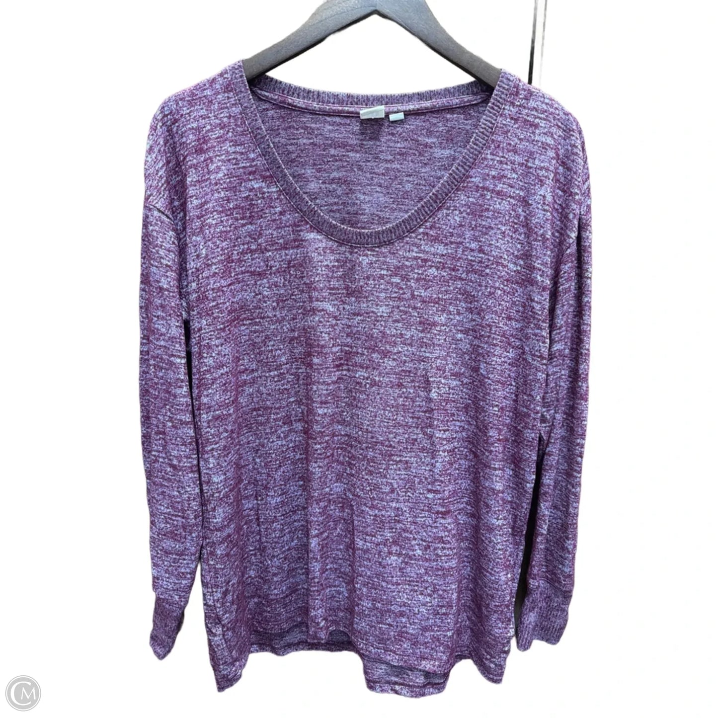 Top Long Sleeve By Gap In Maroon, Size: M