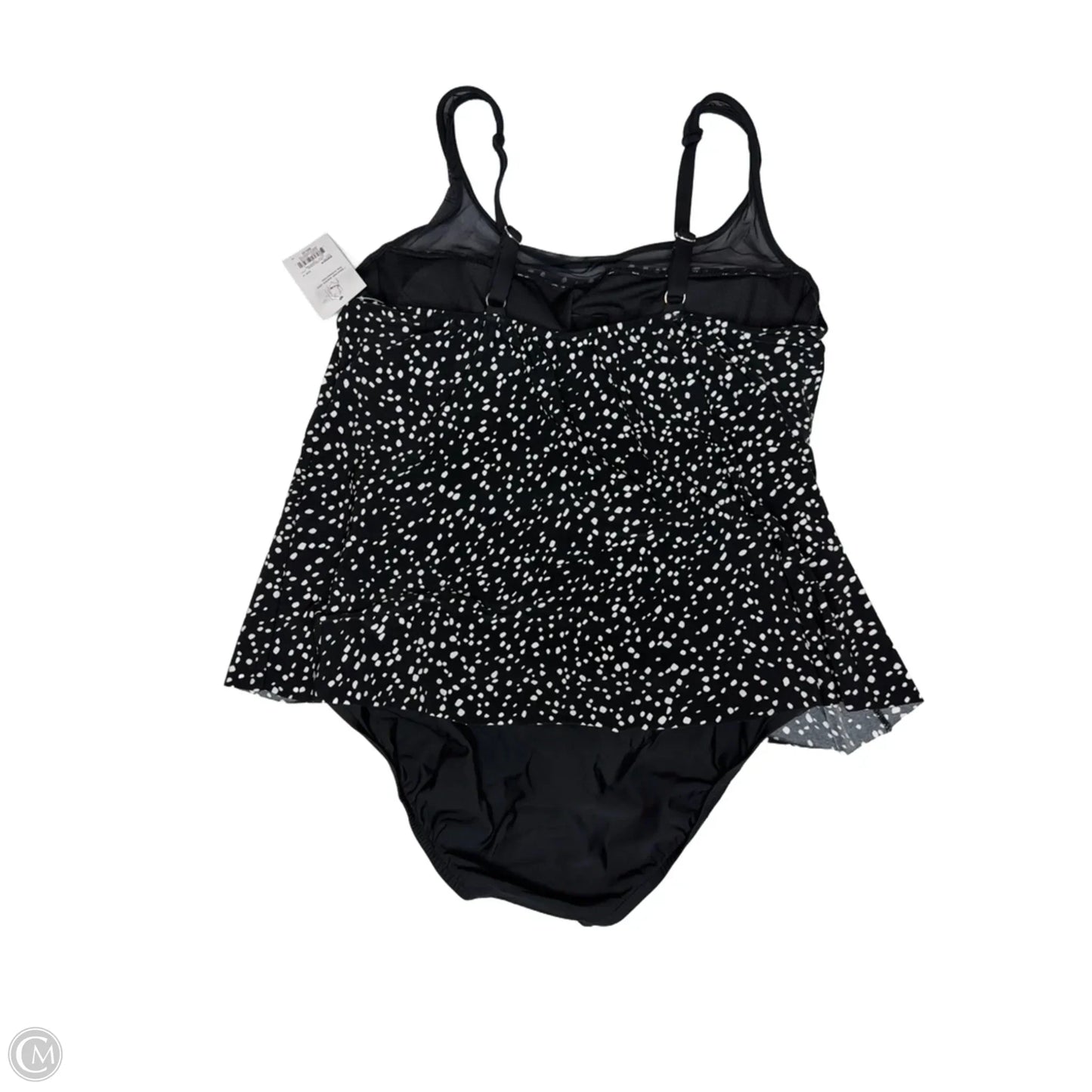 Swimsuit By Croft And Barrow In Polkadot Pattern, Size: L