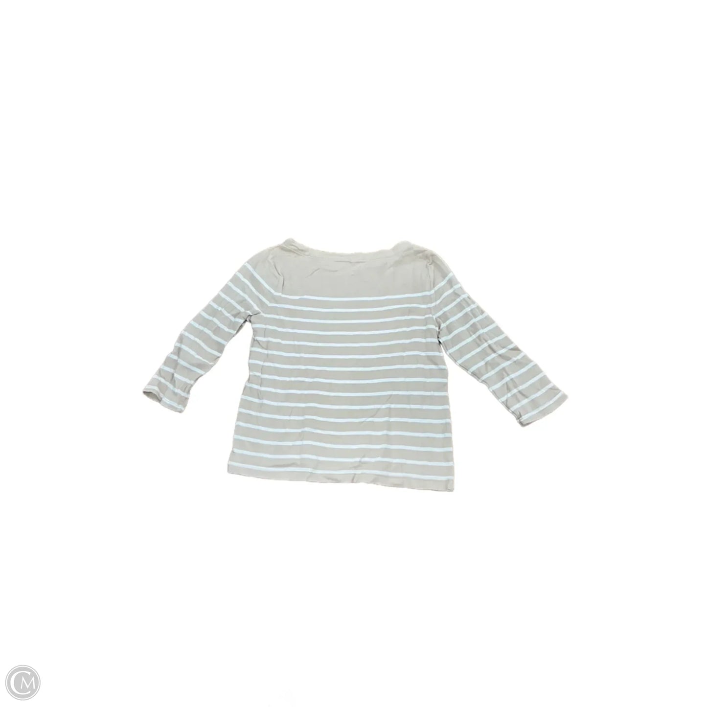 Top Long Sleeve By Croft And Barrow In Striped Pattern, Size: Sp
