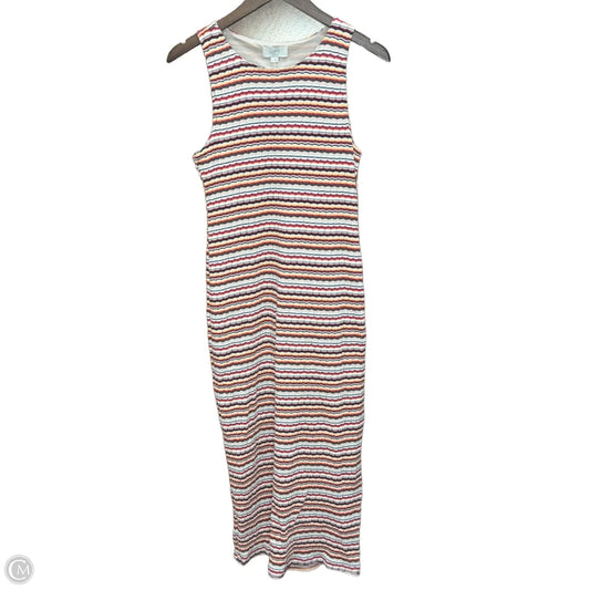Dress Casual Maxi By Loft In Striped Pattern, Size: M