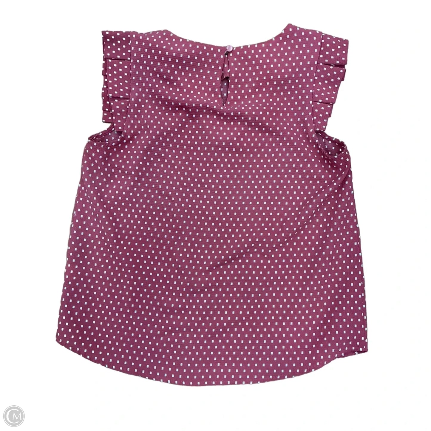 Top Sleeveless By Monteau In Pink, Size: S