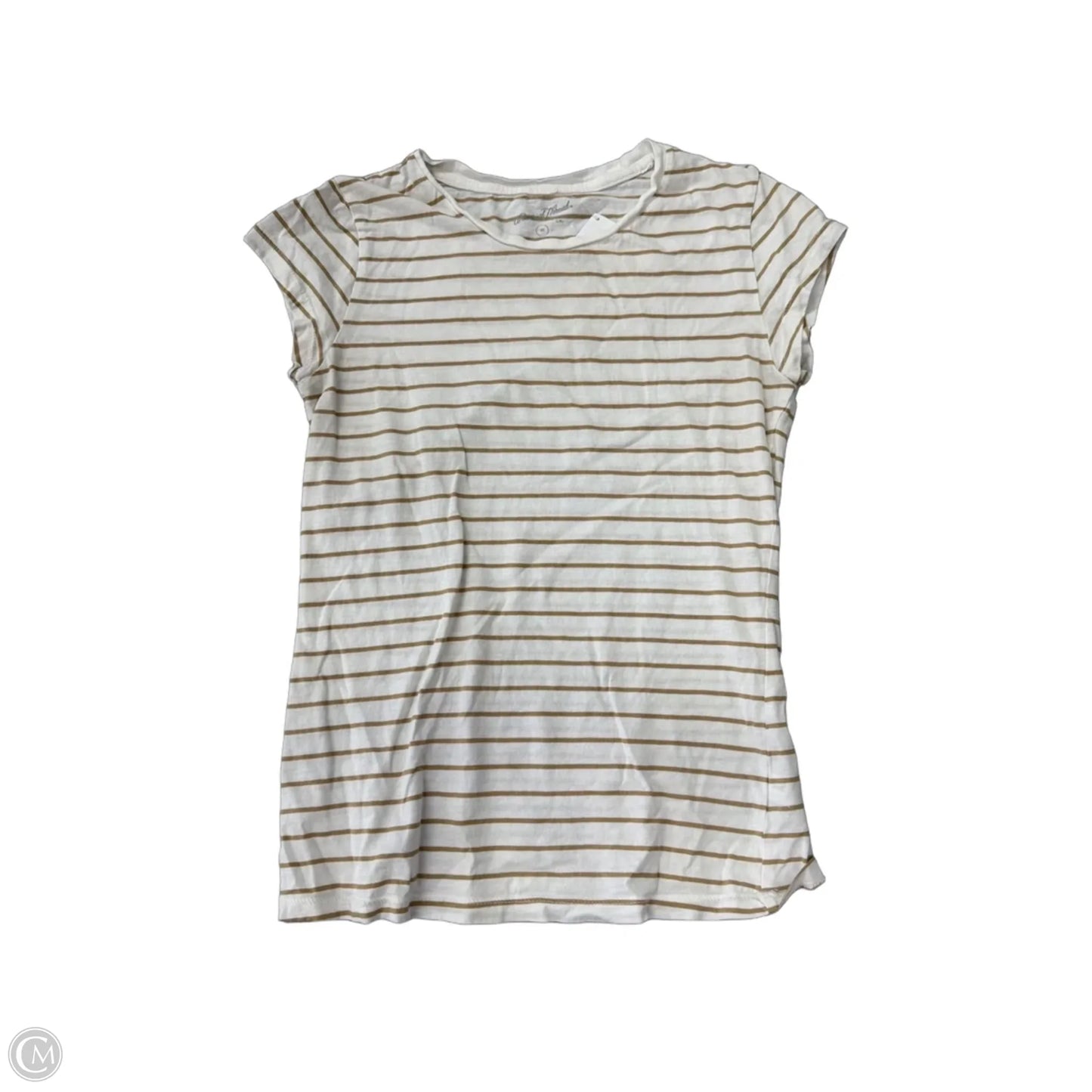Top Short Sleeve By Universal Thread In Striped Pattern, Size: Xs