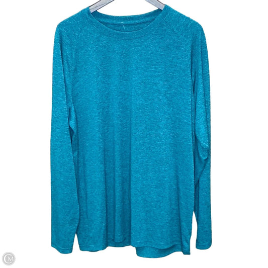 Athletic Top Long Sleeve Crewneck By Clothes Mentor In Green, Size: Xl
