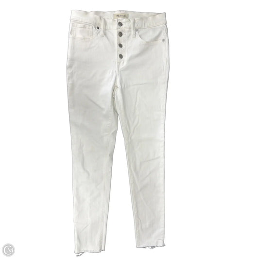 Jeans Skinny By Madewell In White Denim, Size: 6