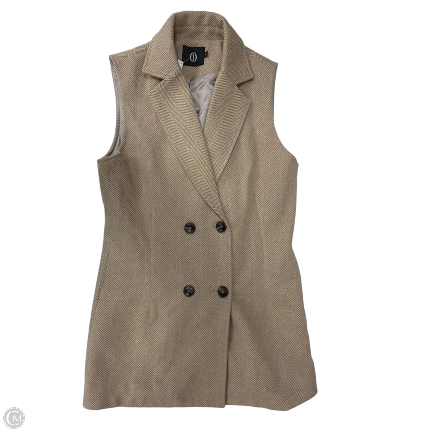 Vest Other By Clothes Mentor In Brown, Size: L