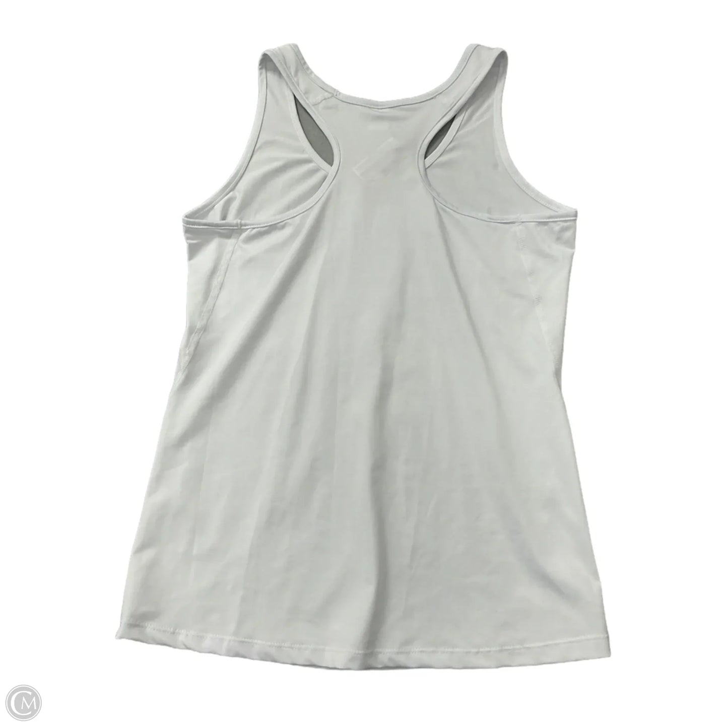 Athletic Tank Top By Clothes Mentor In White, Size: L