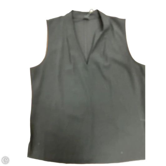 Top Sleeveless By Ann Taylor In Black, Size: L