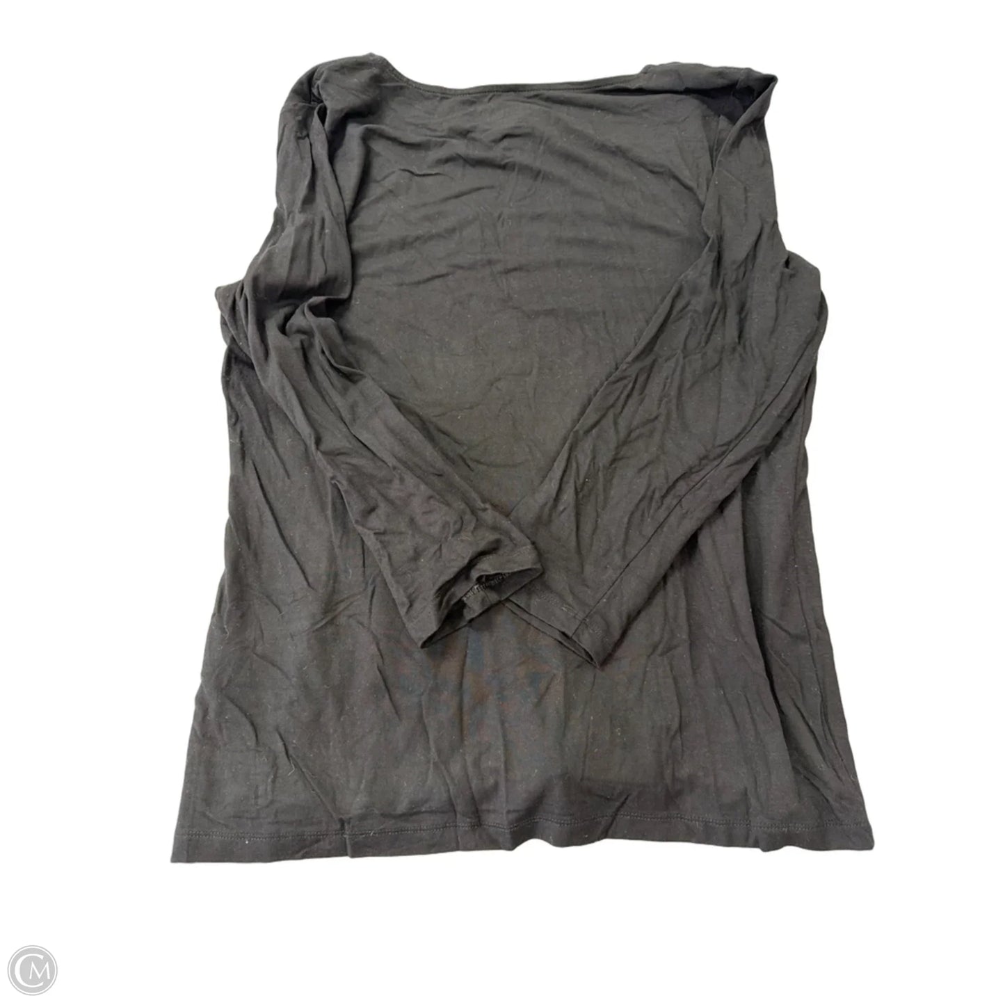 Top Long Sleeve By Chicos In Black, Size: M
