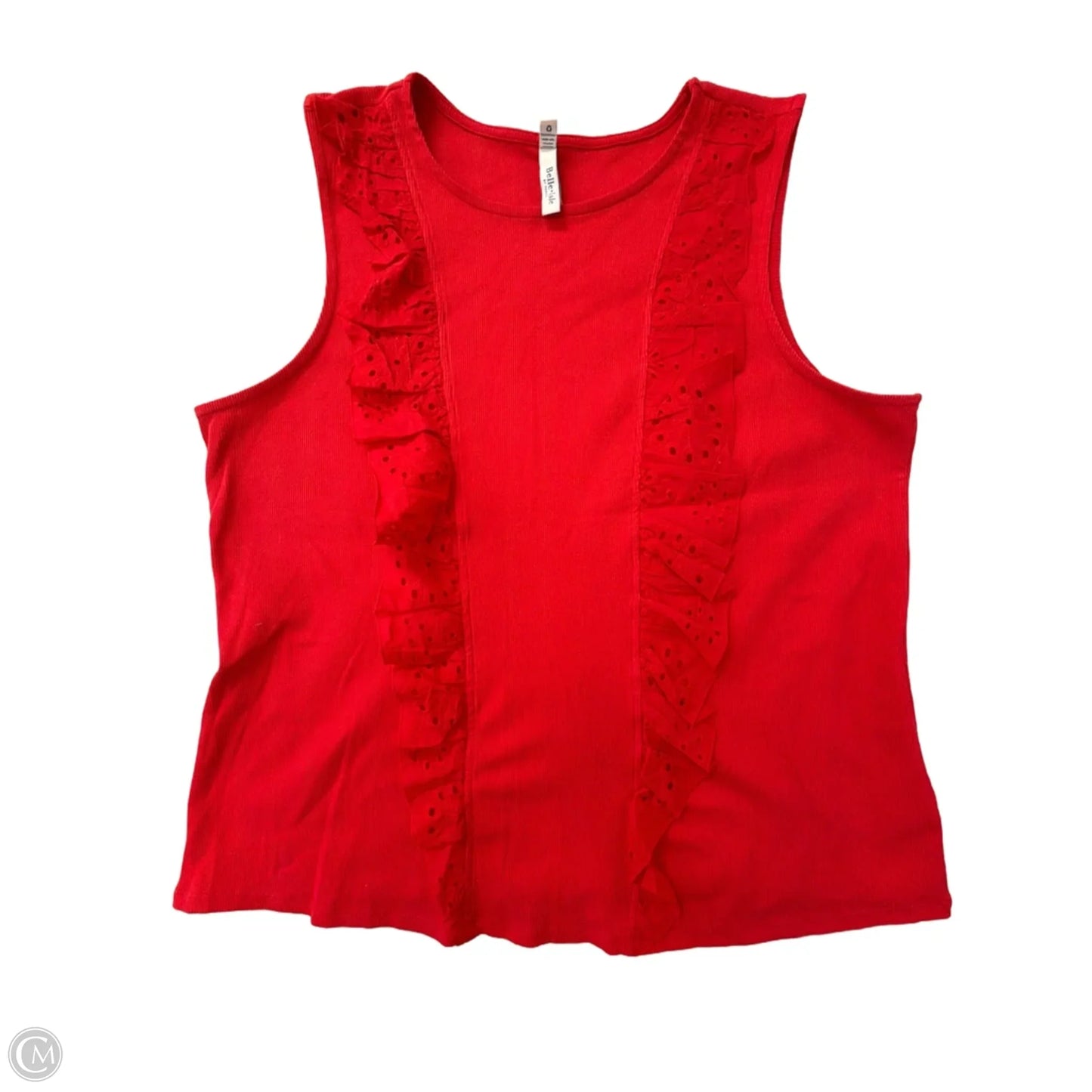 Top Sleeveless By Clothes Mentor In Red, Size: 4