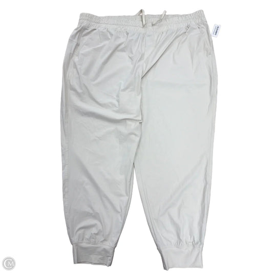 Athletic Pants By Old Navy In Cream, Size: 3x