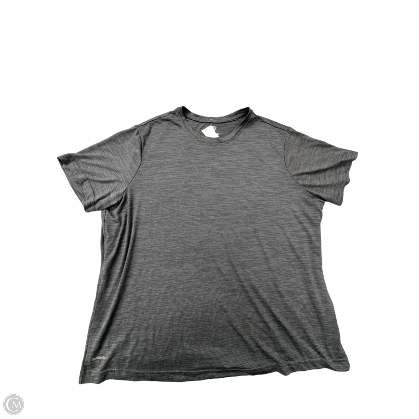 Athletic Top Short Sleeve By Athletic Works In Grey, Size: 2x