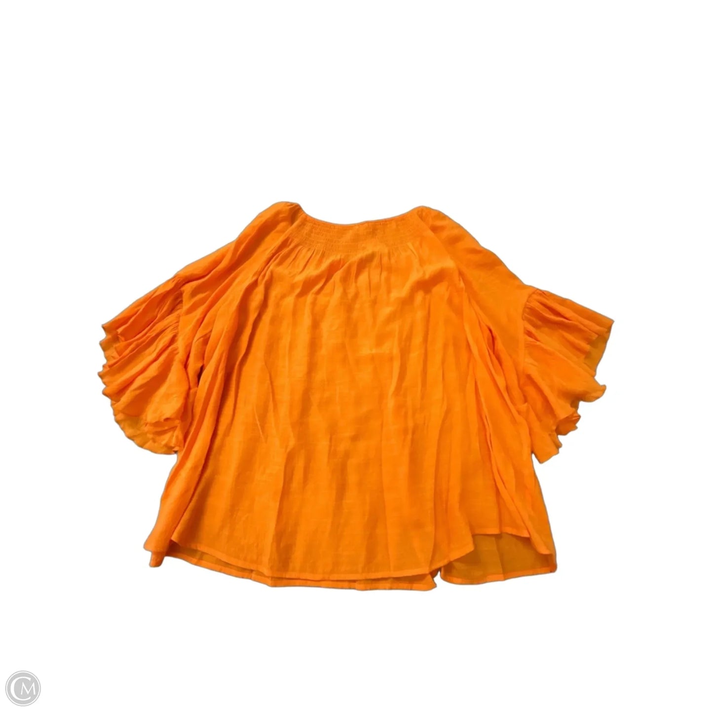 Top Long Sleeve By Cato In Orange, Size: 2x