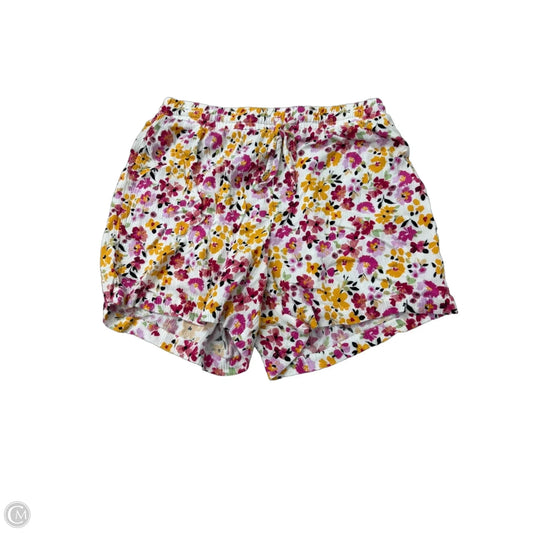 Shorts By Robert Louis In Floral Print, Size: S