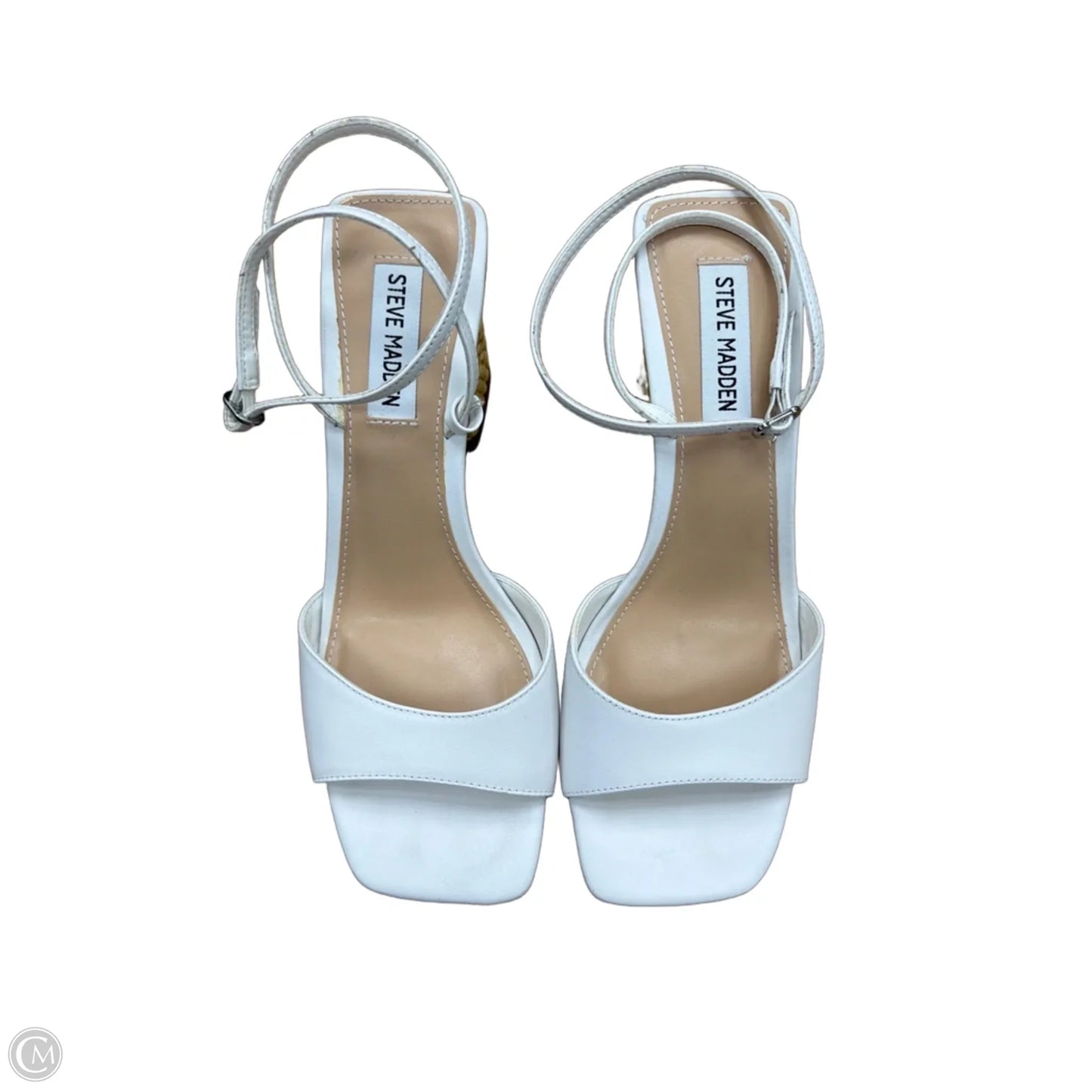 Shoes Heels Block By Steve Madden In White, Size: 8.5