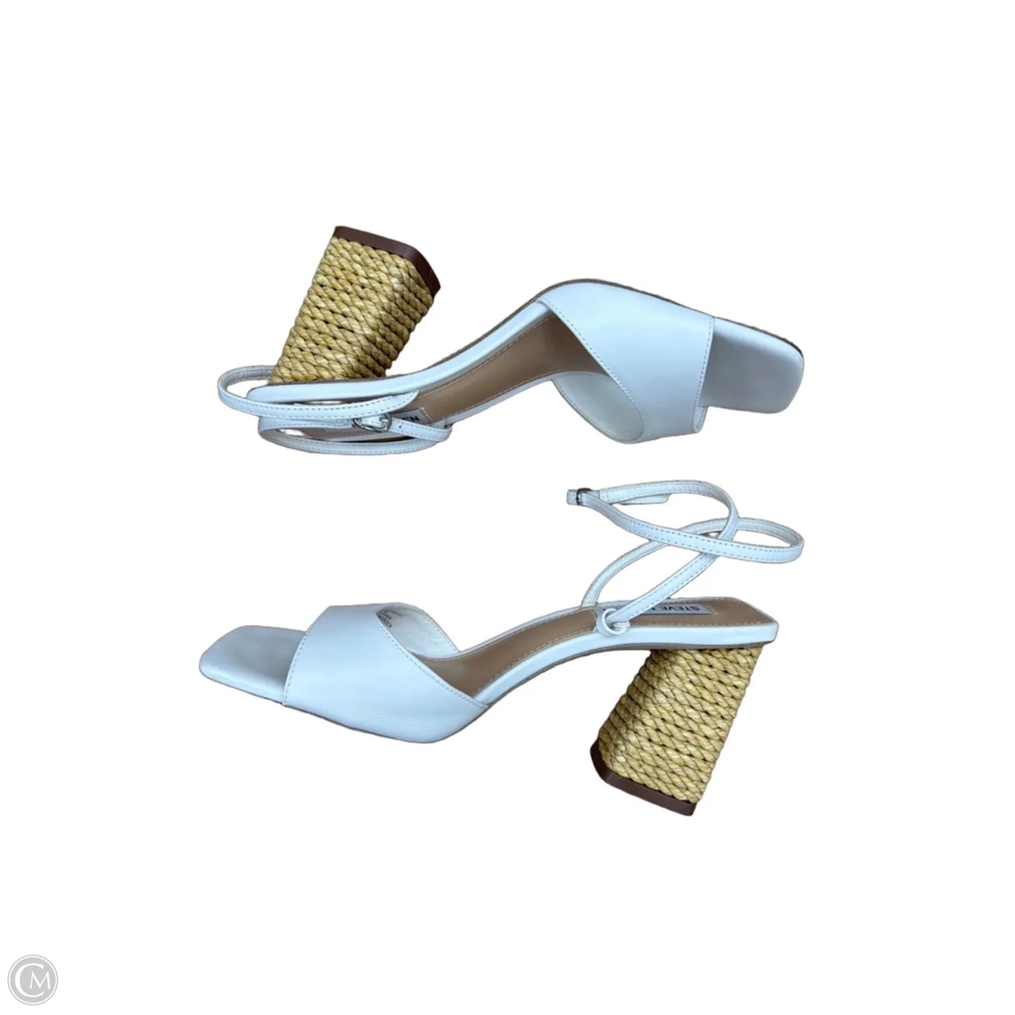 Shoes Heels Block By Steve Madden In White, Size: 8.5
