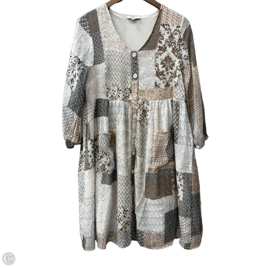 Dress Casual Midi By Polagram In Multi-colored, Size: M