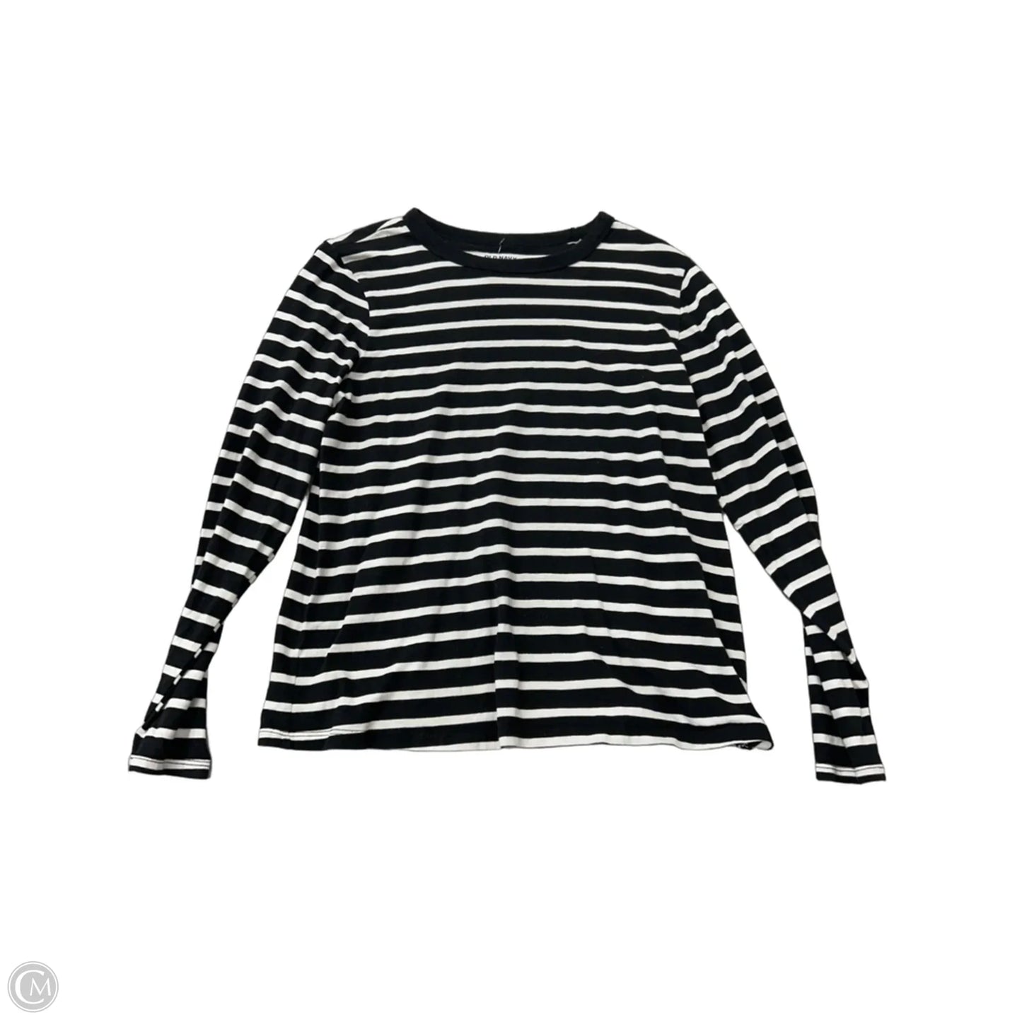 Top Long Sleeve By Old Navy In Striped Pattern, Size: M