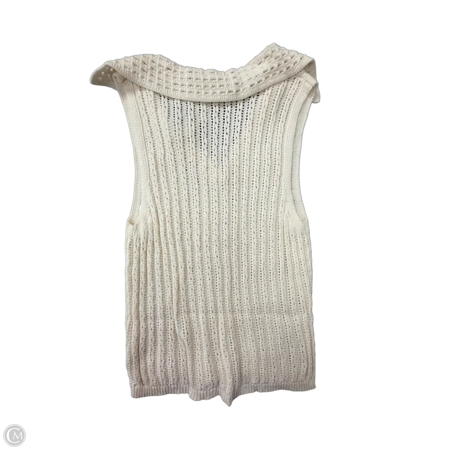 Top Sleeveless By Dkny In White, Size: S