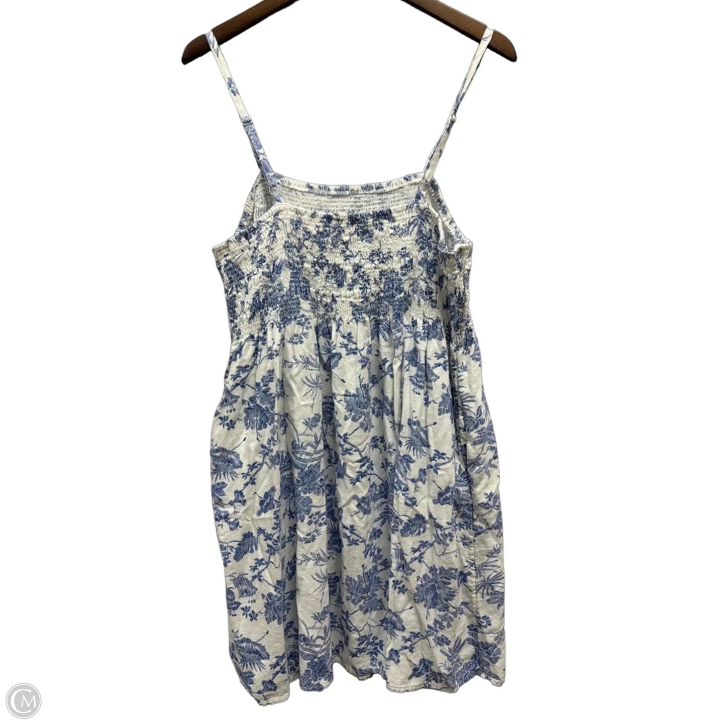 Dress Casual Short By Universal Thread In Blue & White, Size: Xl