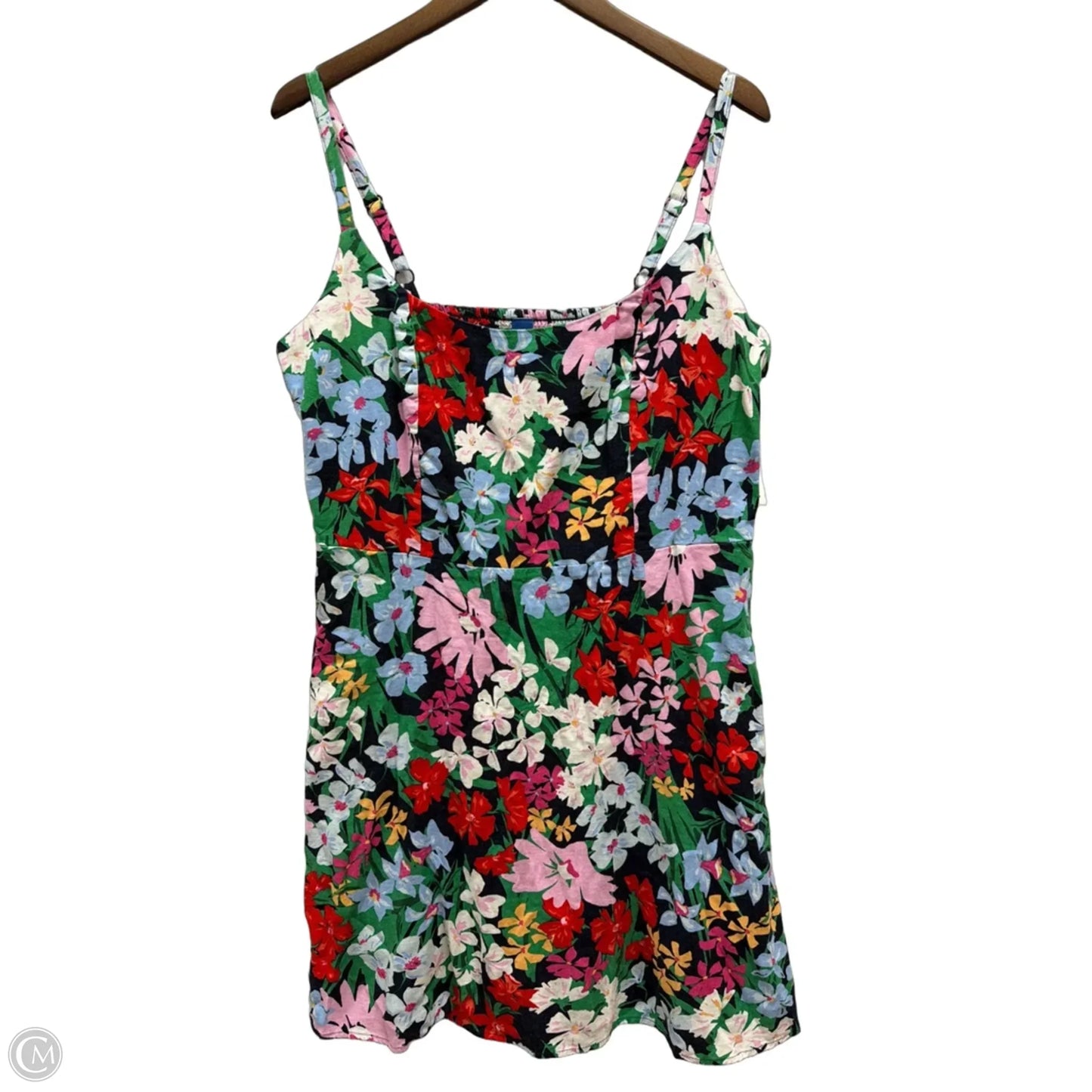 Dress Casual Short By Old Navy In Floral Print, Size: Xl