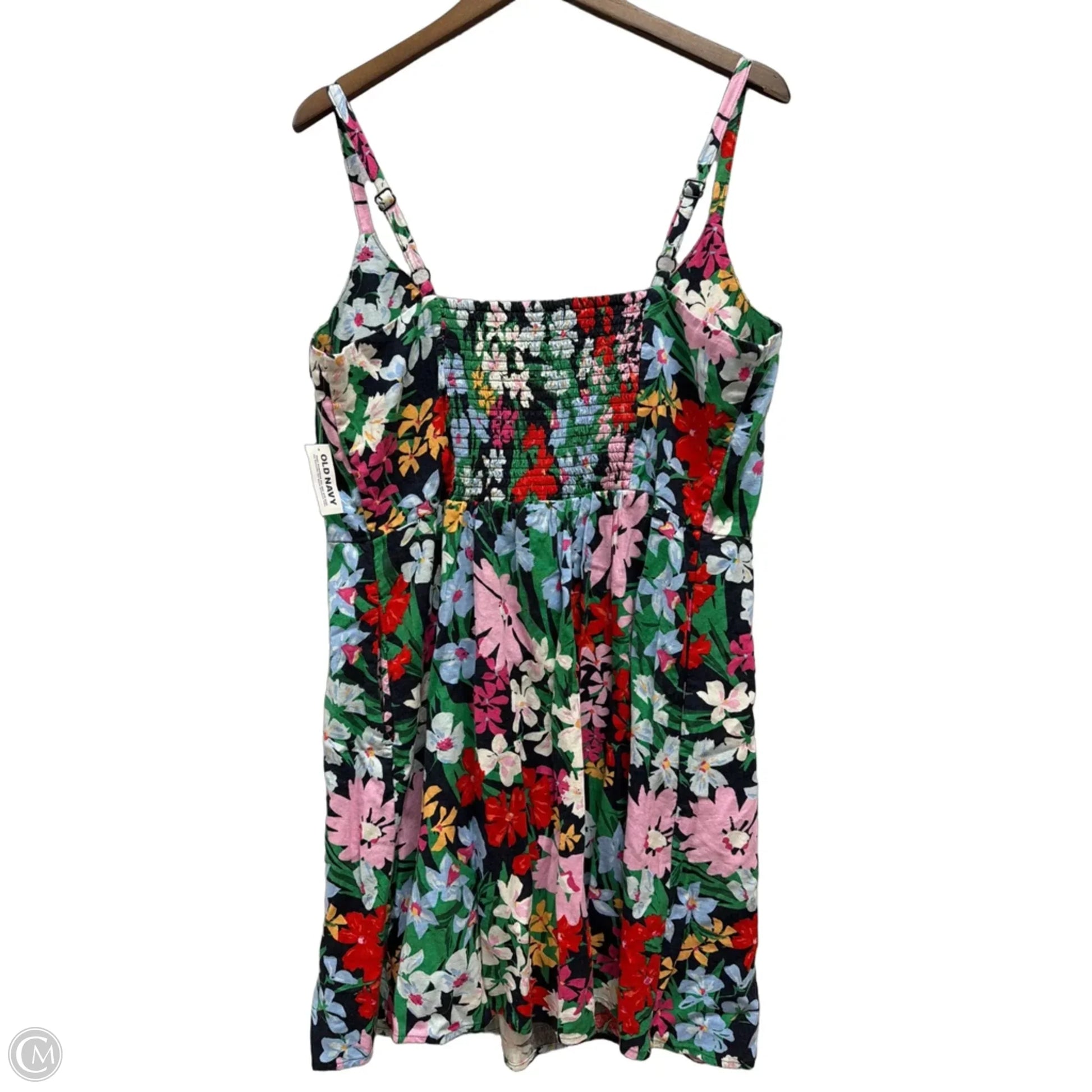 Dress Casual Short By Old Navy In Floral Print, Size: Xl Dress Casual Short By Old Navy In Floral Print, Size: Xl