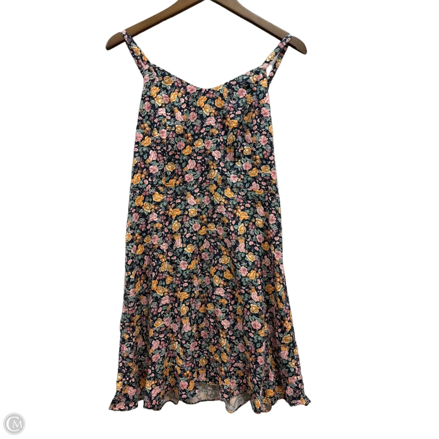 Dress Casual Midi By Old Navy In Floral Print, Size: M