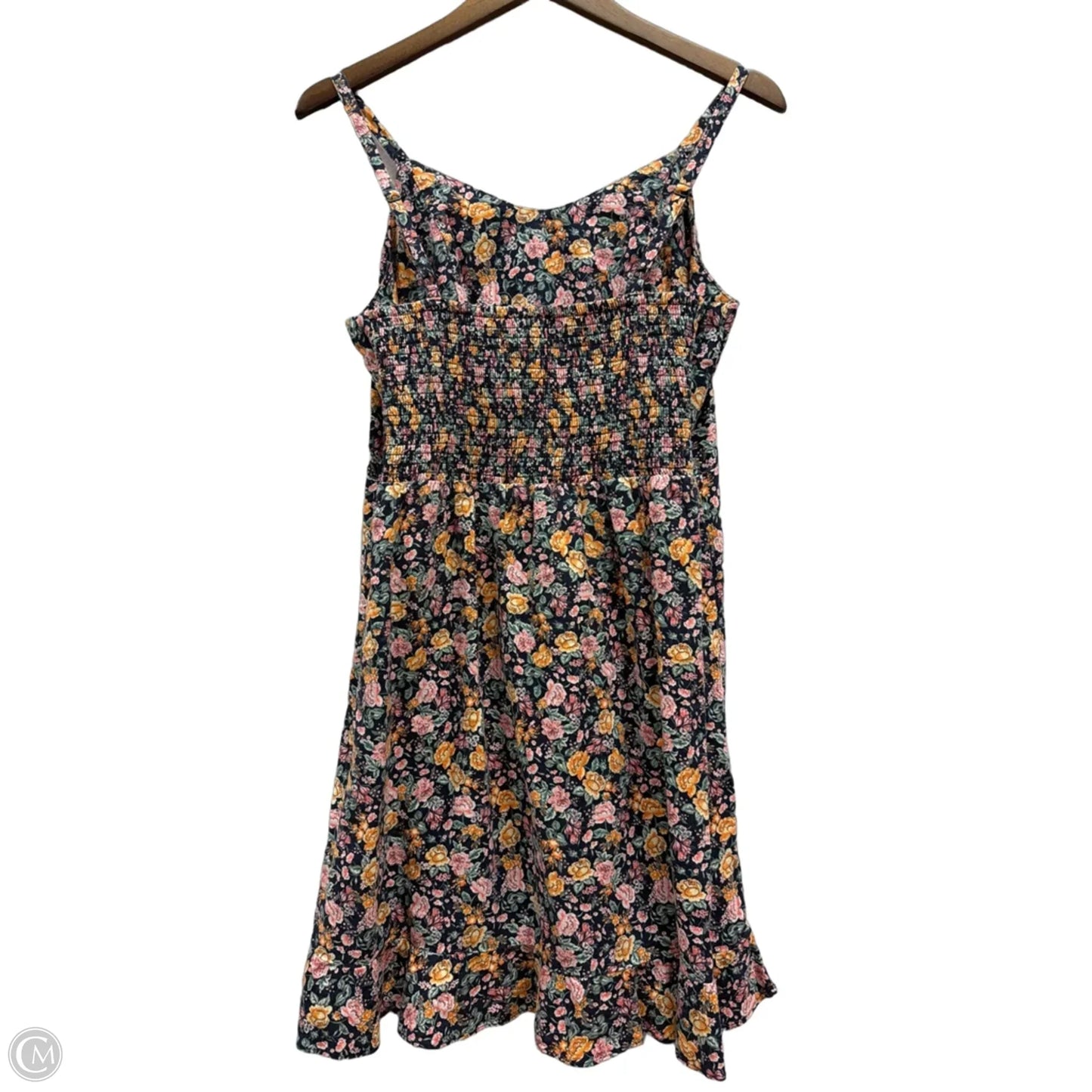 Dress Casual Midi By Old Navy In Floral Print, Size: M