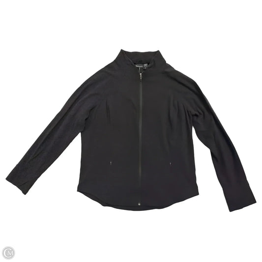 Athletic Jacket By Athleta In Black, Size: 1x
