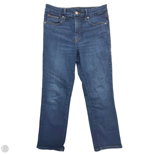 Jeans Straight By Good American In Blue Denim, Size: 8
