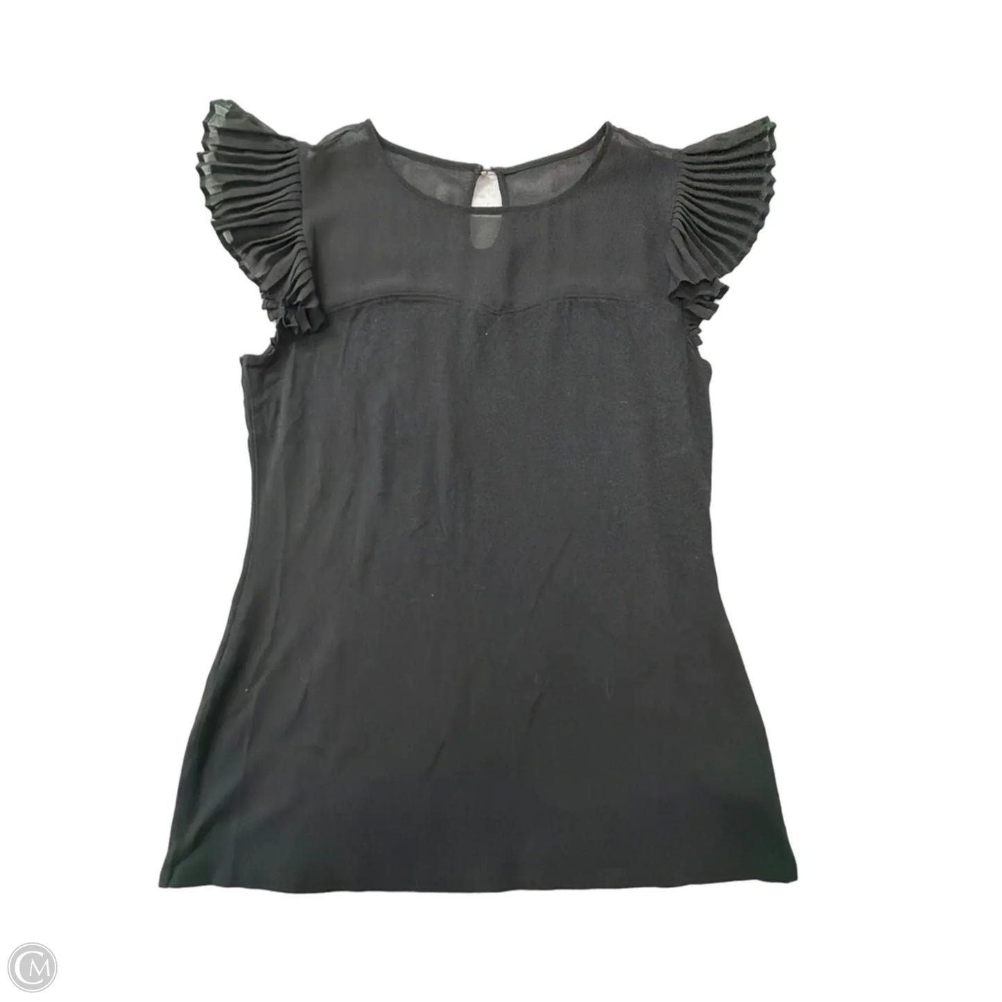 Top Short Sleeve By Express In Black, Size: M