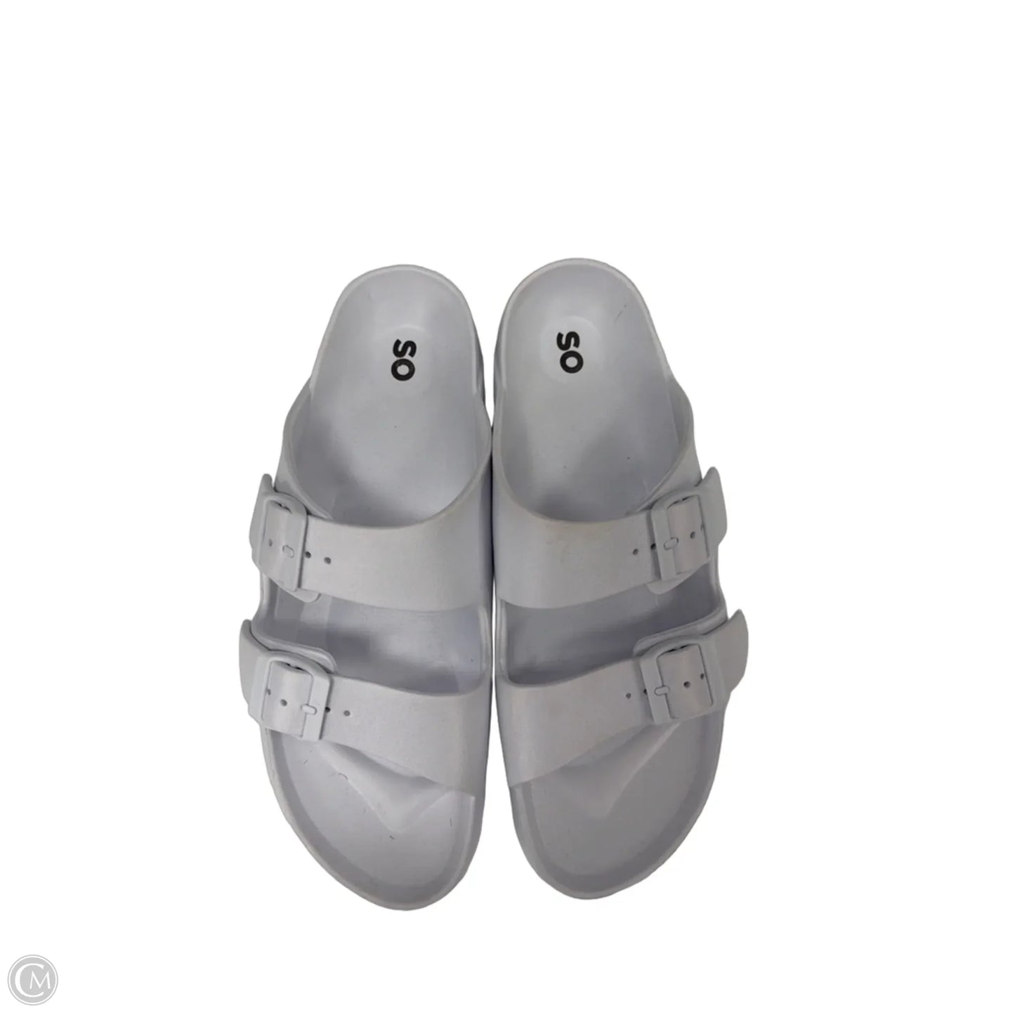 Sandals Flats By So In White, Size: 10
