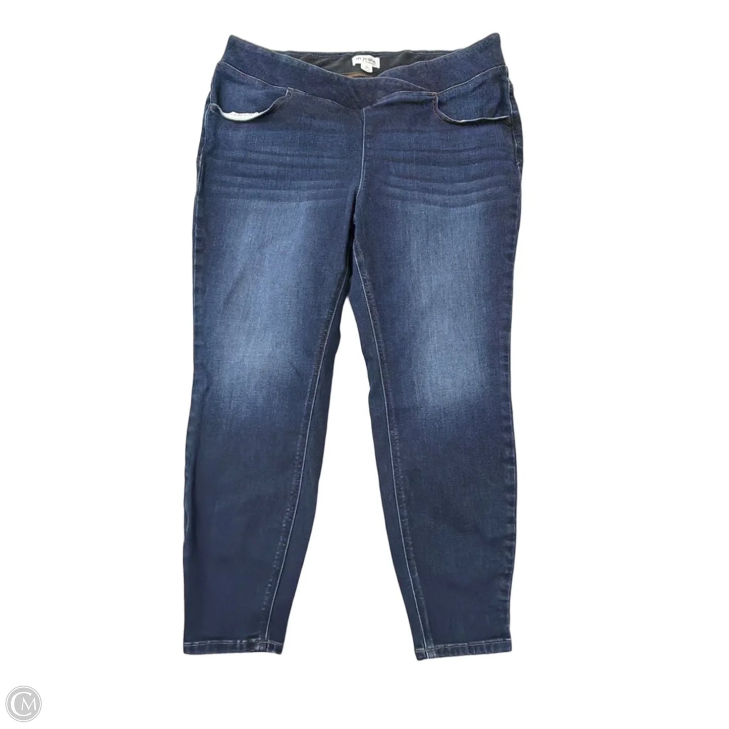 Jeans Skinny By Maurices In Blue Denim, Size: 16