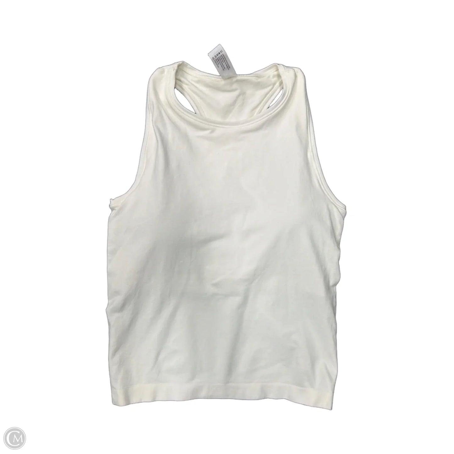 Athletic Tank Top By Yogalicious In White, Size: M